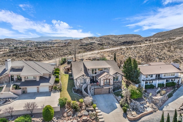 1060 E Summit Ridge Dr, St George, UT 84790 - bird's eye view with a residential view and a mountain view