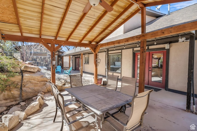 1060 E Summit Ridge Dr, St George, UT 84790 - view of patio / terrace featuring outdoor dining space