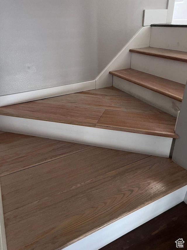 view of stairway