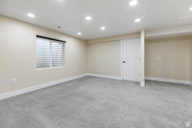 1848 E American Way Unit 2, Eagle Mountain, UT 84005 - finished below grade area with recessed lighting, carpet, and baseboards