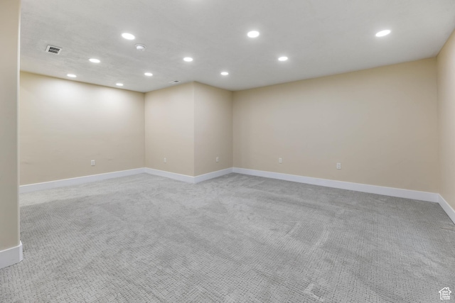 1848 E American Way Unit 2, Eagle Mountain, UT 84005 - empty room with recessed lighting, light carpet, and baseboards