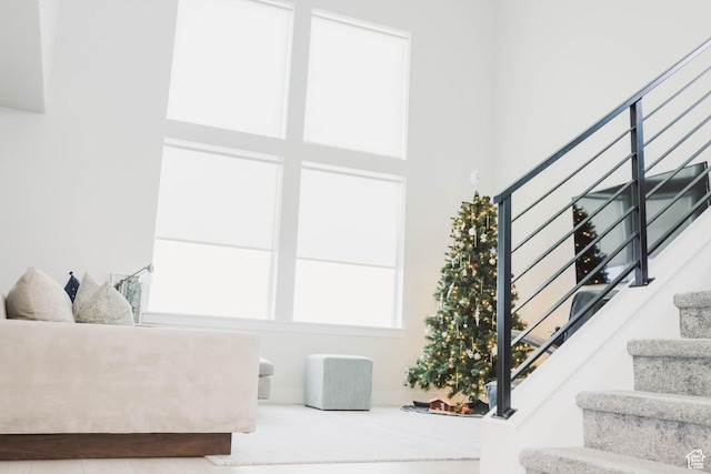 view of stairs