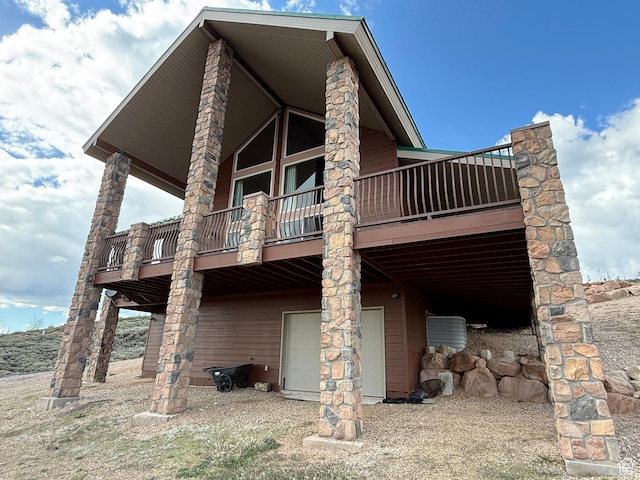 8043 E Badger Dr N, Heber City, UT 84032 - back of house with a deck