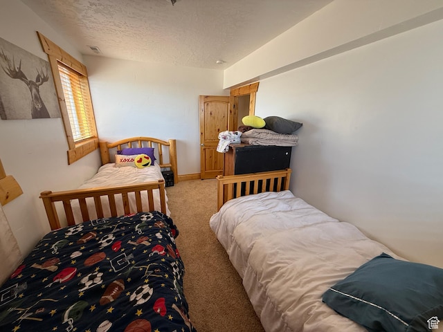 8043 E Badger Dr N, Heber City, UT 84032 - bedroom with carpet and a textured ceiling