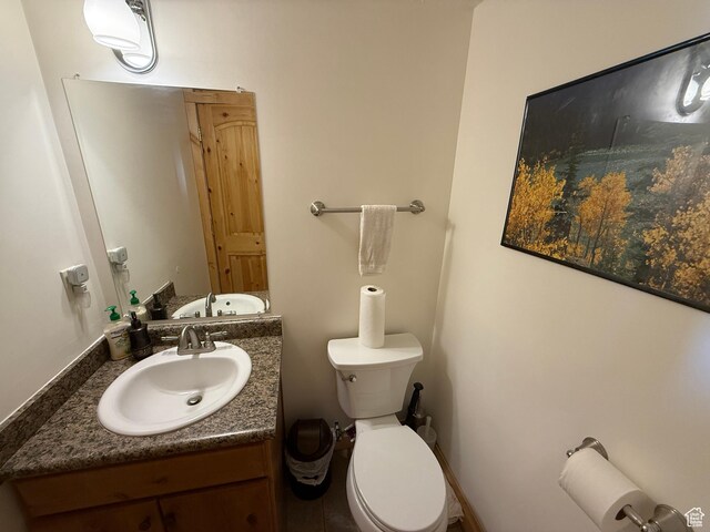 8043 E Badger Dr N, Heber City, UT 84032 - half bath with toilet and vanity