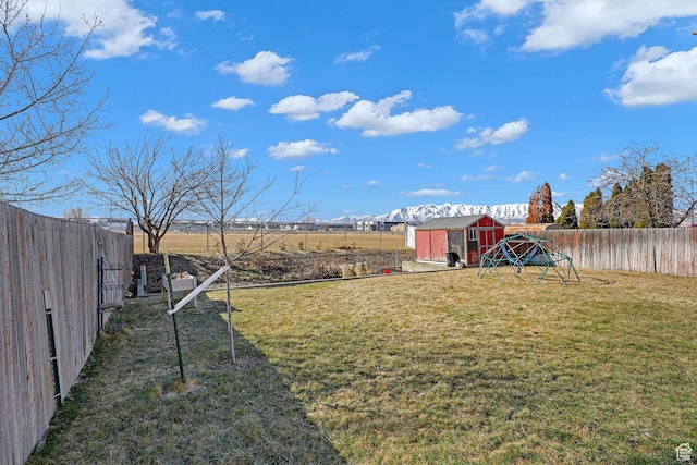 518 W 1330 N, Logan, UT 84341 - view of yard with an outdoor structure and a storage unit
