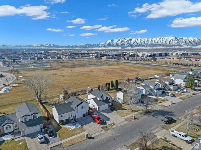 518 W 1330 N, Logan, UT 84341 - aerial view of residential area featuring a mountain backdrop