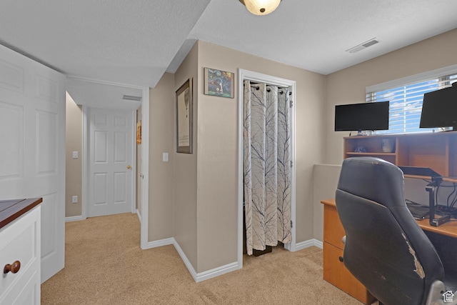518 W 1330 N, Logan, UT 84341 - office with light colored carpet, baseboards, and a textured ceiling