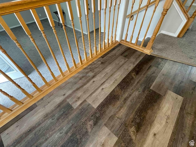 1217 E 3025 N, Layton, UT 84040 - stairway with wood finished floors