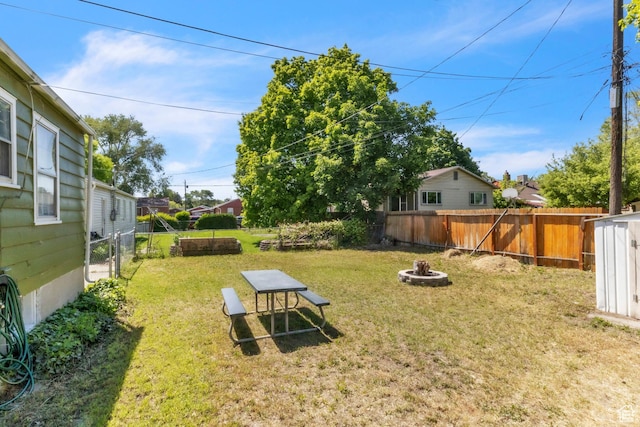 770 W 700 N, Provo, UT 84601 - view of yard with a fire pit