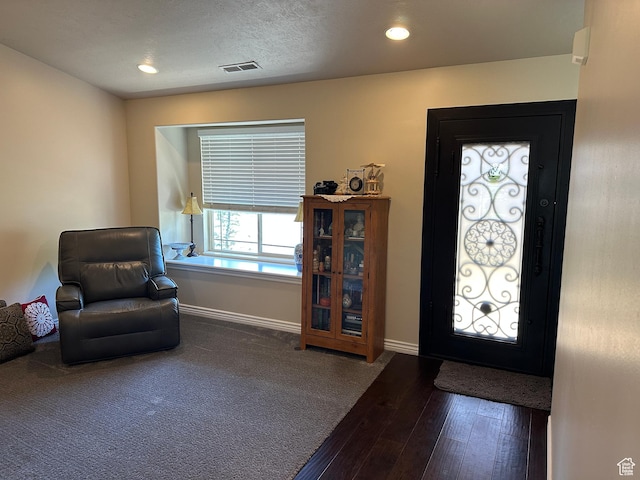 742 N Stonne Ln, Kaysville, UT 84037 - foyer entrance featuring hardwood / wood-style floors and recessed lighting