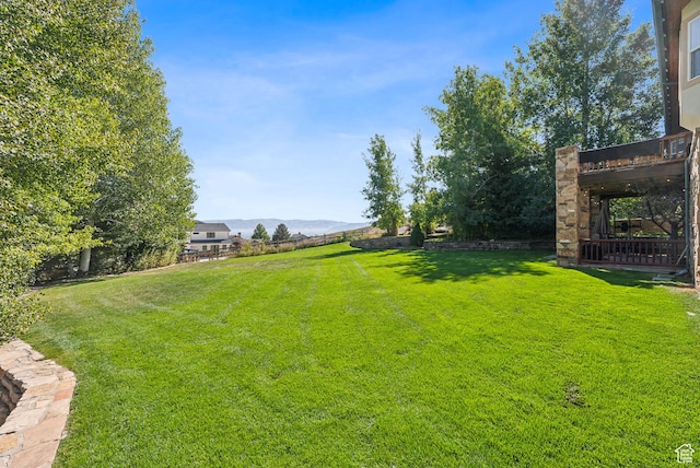 view of yard
