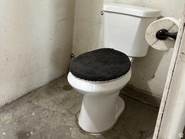 640 S 100 E, Mantua, UT 84324 - bathroom featuring toilet and unfinished concrete flooring
