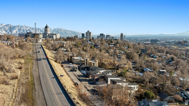 603 N Darwin St E Unit 10, Salt Lake City, UT 84103 - drone / aerial view featuring a mountain view and a view of city