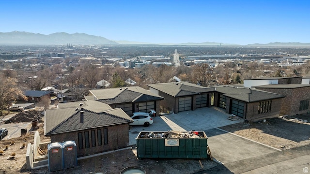 603 N Darwin St E Unit 10, Salt Lake City, UT 84103 - birds eye view of property featuring a mountain view