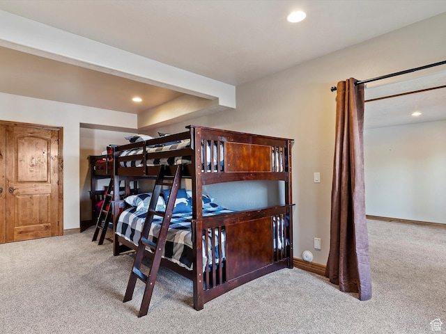 946 S Meadow Lark Ln E, Huntsville, UT 84317 - bedroom featuring carpet floors, baseboards, and recessed lighting