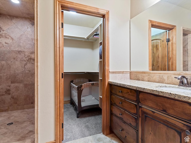 946 S Meadow Lark Ln E, Huntsville, UT 84317 - full bathroom with vanity and tiled shower