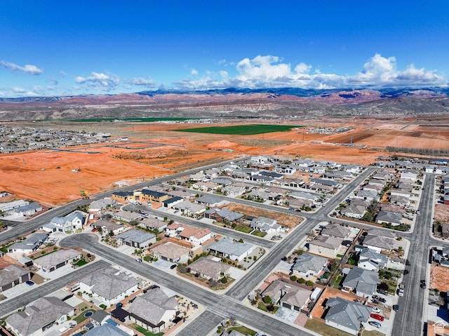 aerial view featuring a residential view