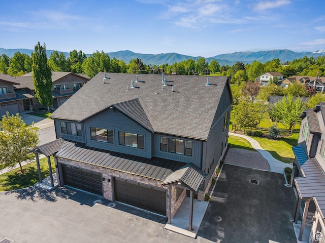 1127 N 520 W Unit 40, Midway, UT 84049 - aerial view of residential area featuring mountains