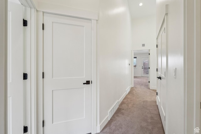 1127 N 520 W Unit 40, Midway, UT 84049 - corridor with light carpet, baseboards, and recessed lighting