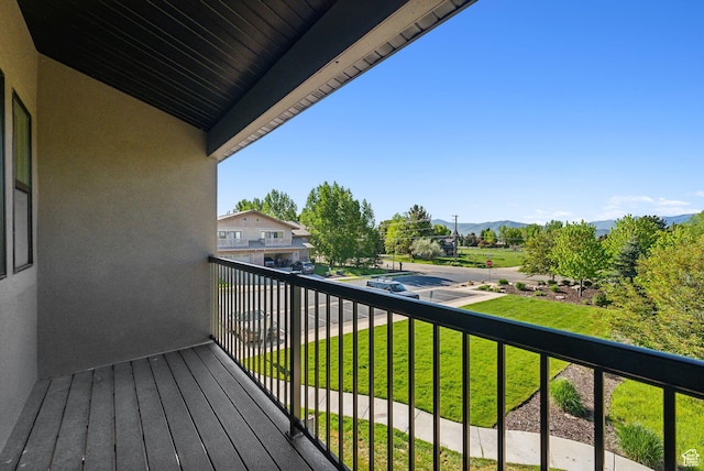 1127 N 520 W Unit 40, Midway, UT 84049 - balcony featuring a mountain view