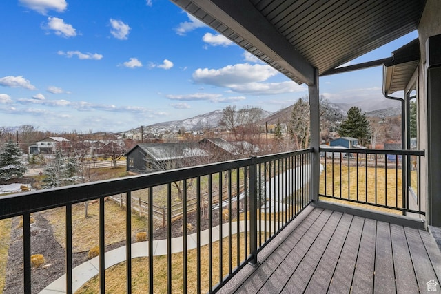 1127 N 520 W Unit 40, Midway, UT 84049 - balcony featuring a mountain view