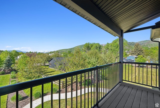 1127 N 520 W Unit 40, Midway, UT 84049 - balcony featuring a mountain view