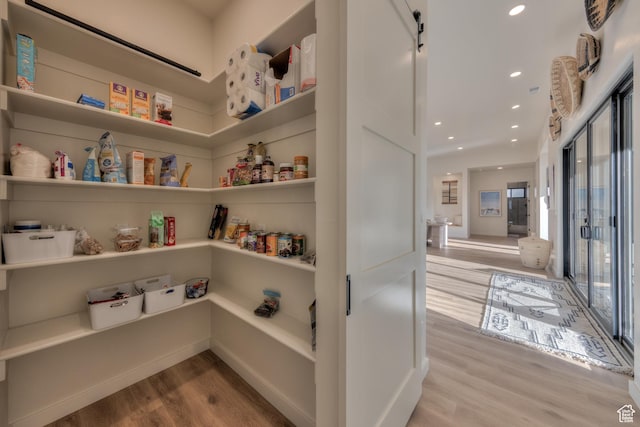 view of pantry