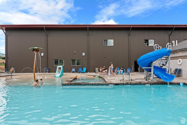 140 W 150th St S Unit D12, Garden City, UT 84028 - community pool with a patio and a water slide