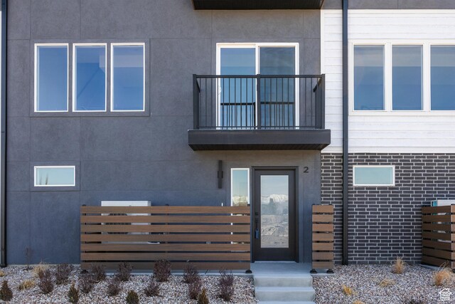 4463 S 500 E Unit 49, Millcreek, UT 84107 - entrance to property with a balcony