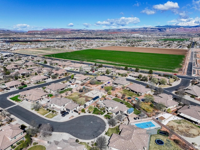 265 E Kimball Ct, Washington, UT 84780 - aerial view with a residential view and a mountain view