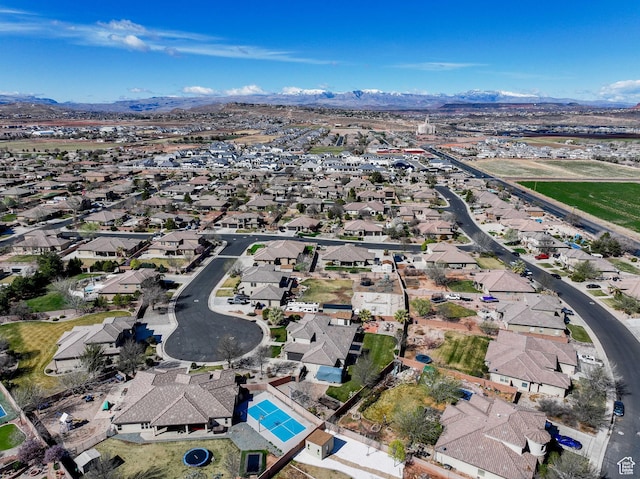265 E Kimball Ct, Washington, UT 84780 - drone / aerial view with a mountain view and a residential view
