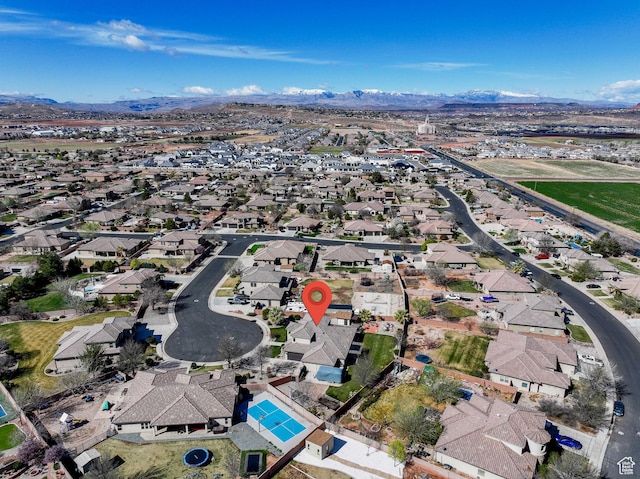 265 E Kimball Ct, Washington, UT 84780 - bird's eye view with a residential view and a mountain view