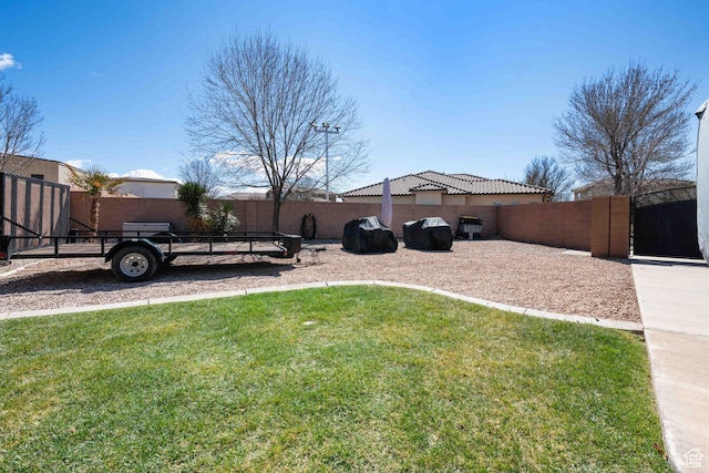 265 E Kimball Ct, Washington, UT 84780 - view of yard featuring fence
