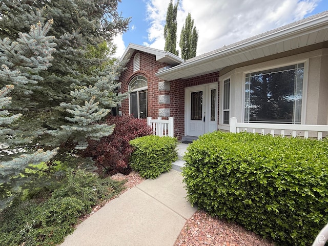 1164 E 2650 N, North Ogden, UT 84414 - entrance to property featuring brick siding