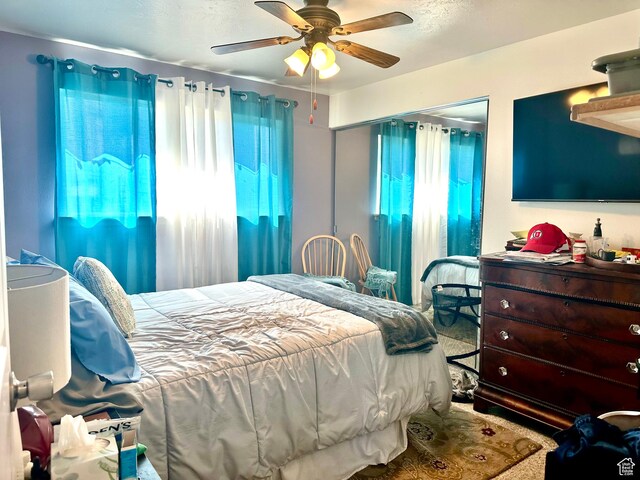 384 S 350 W, Vernal, UT 84078 - bedroom featuring a ceiling fan