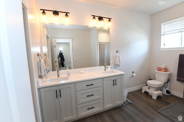 306 W 450 S, Ephraim, UT 84627 - bathroom with wood finished floors and double vanity