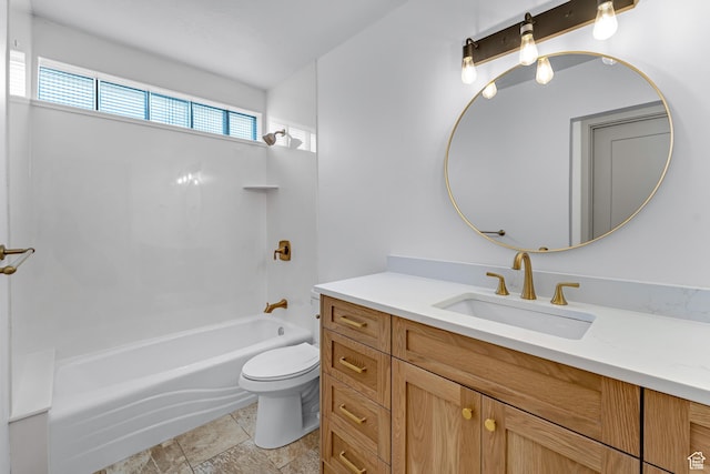 130 E 200 S, Provo, UT 84606 - full bathroom featuring toilet, vanity, and  shower combination