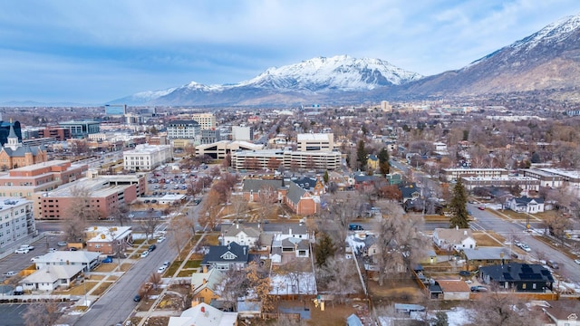 130 E 200 S, Provo, UT 84606 - bird's eye view featuring a mountain view and a view of city