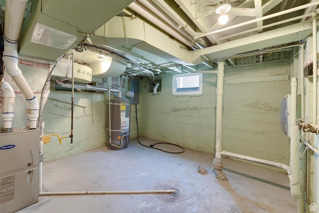130 E 200 S, Provo, UT 84606 - basement with strapped water heater