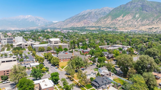 130 E 200 S, Provo, UT 84606 - drone / aerial view of a mountain backdrop