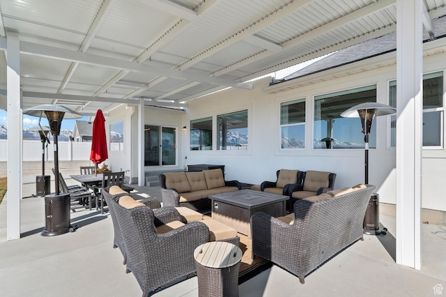 134 E Marciano Way, Grantsville, UT 84029 - view of patio / terrace with an outdoor living space