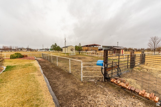 2602 W 1800 S, West Haven, UT 84401 - exterior space with fence, an outdoor structure, and a rural view