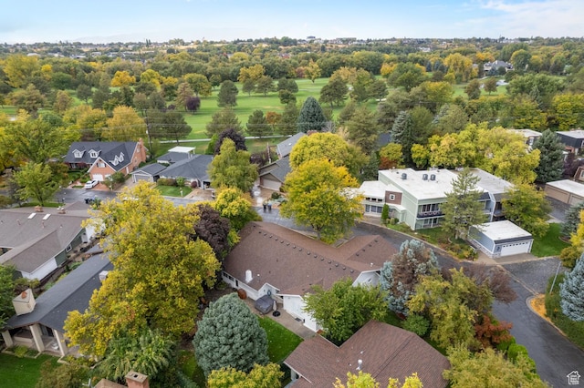 aerial view featuring a residential view