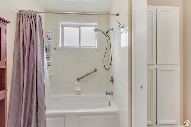 203 W Pheasantbrook Dr N, Centerville, UT 84014 - bathroom featuring shower / bath combination with curtain