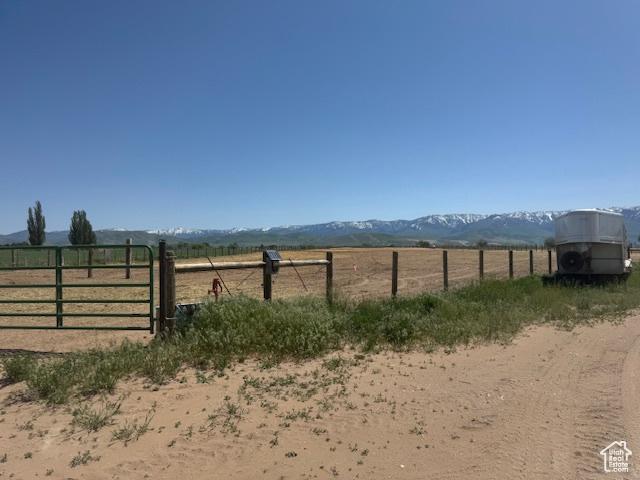 1207 S 600 W, Preston, ID 83263 - view of yard with a view of countryside and a mountain view