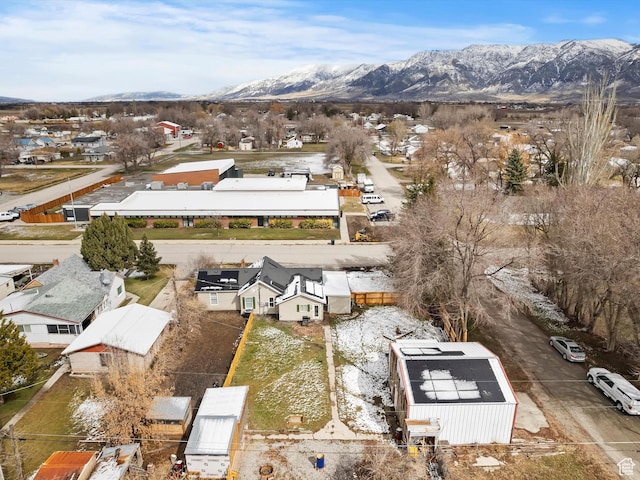 3911 W 2250 N, Corinne, UT 84307 - drone / aerial view with a residential view and a mountain view