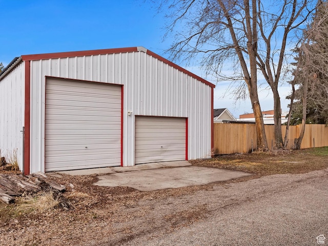 3911 W 2250 N, Corinne, UT 84307 - detached garage with fence