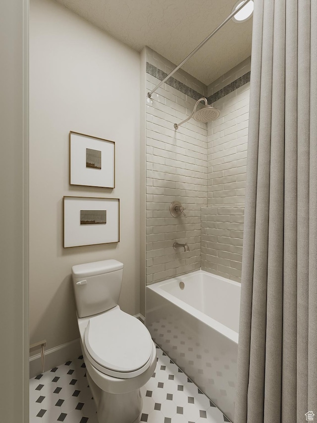 387 S 7900th St E Unit 13, Huntsville, UT 84317 - full bathroom featuring tile patterned floors and shower / bathtub combination with curtain