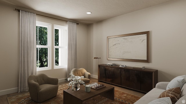 439 S 7900 E Unit 11, Huntsville, UT 84317 - living area featuring wood finished floors and recessed lighting